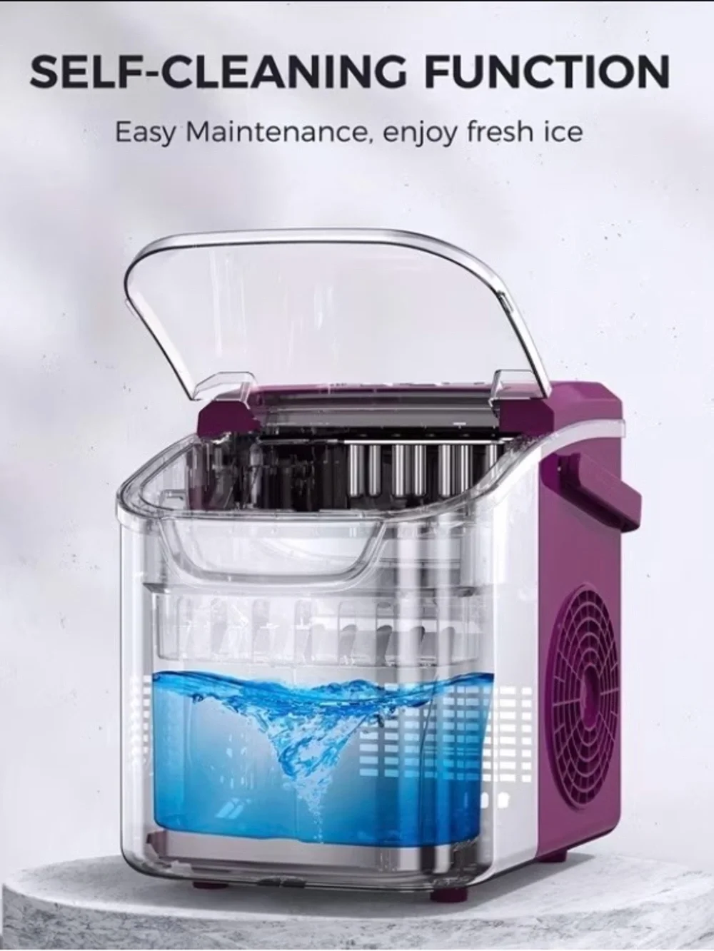 Amazon Portable Ice Maker Machine in Aqua Green